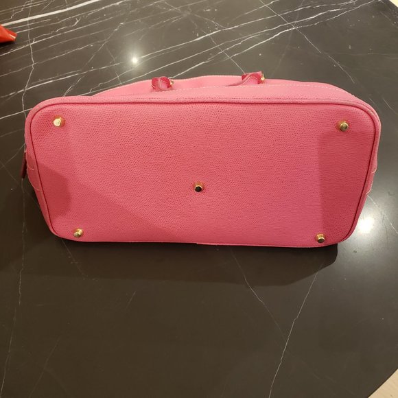 Cristian Italy Leather Top Handle Handbag - Pink - Picture 5 of 5